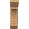 Ekena Millwork Imperial Slat Smooth Bracket w/ Offset Brace, Western Red Cedar, 7 1/2"W x 20"D x 28"H BKT0806X20X28IMP06SWR - alternate 3